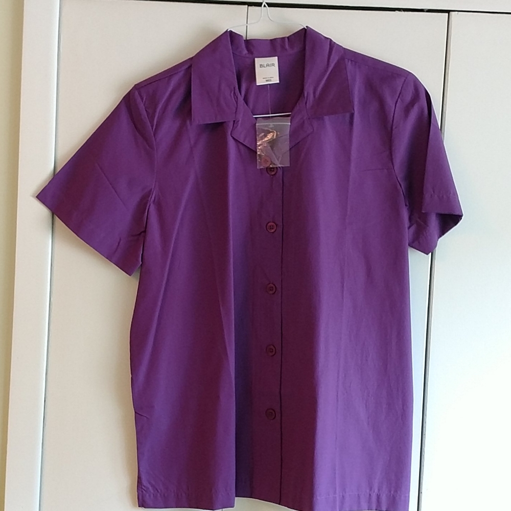 Blair cotton camp shirt